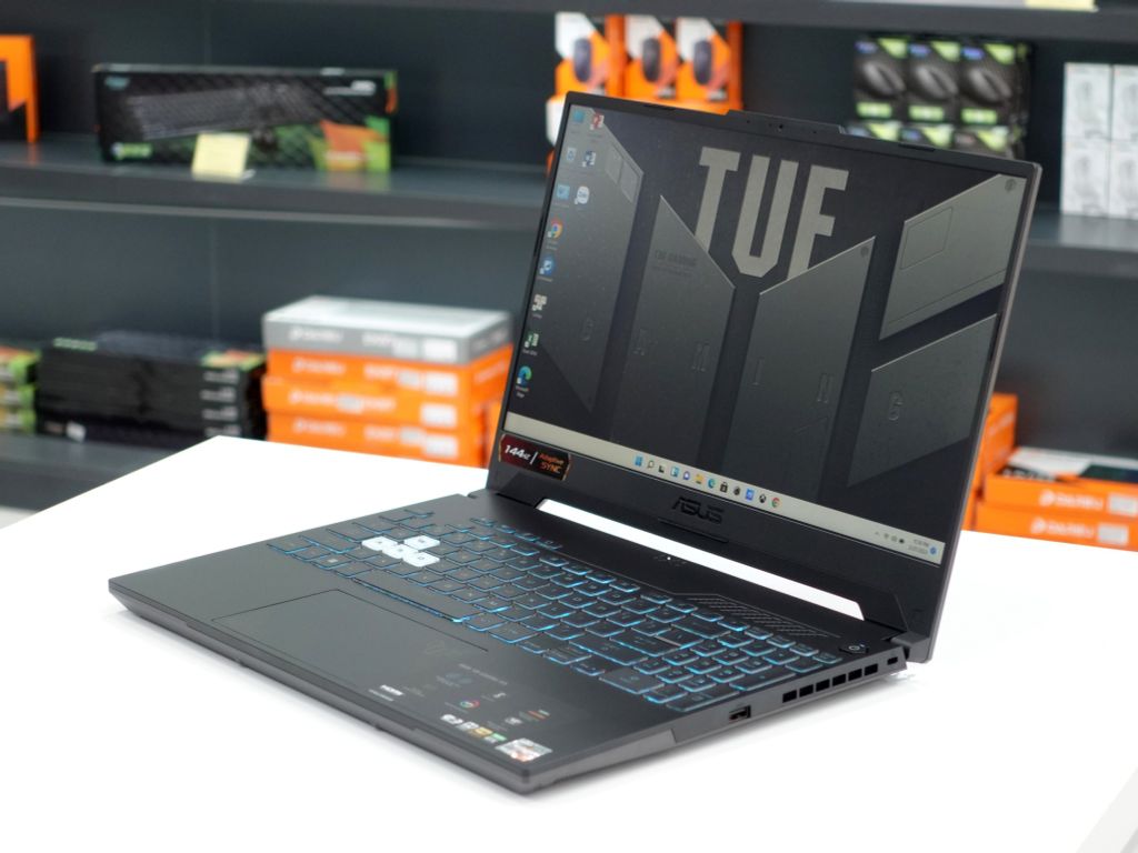 Laptop ASUS TUF Gaming A15 FA507RE-HN007W (Ryzen™ 7-6800H | 8GB | 512GB | RTX 3050Ti 4GB | 15.6-inch FHD | Win 11 | Xám)