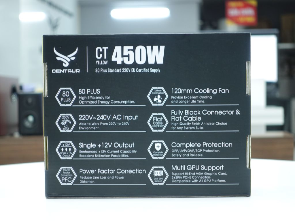 Nguồn CENTAUR CT C450 – 450W Chuẩn 80 Plus