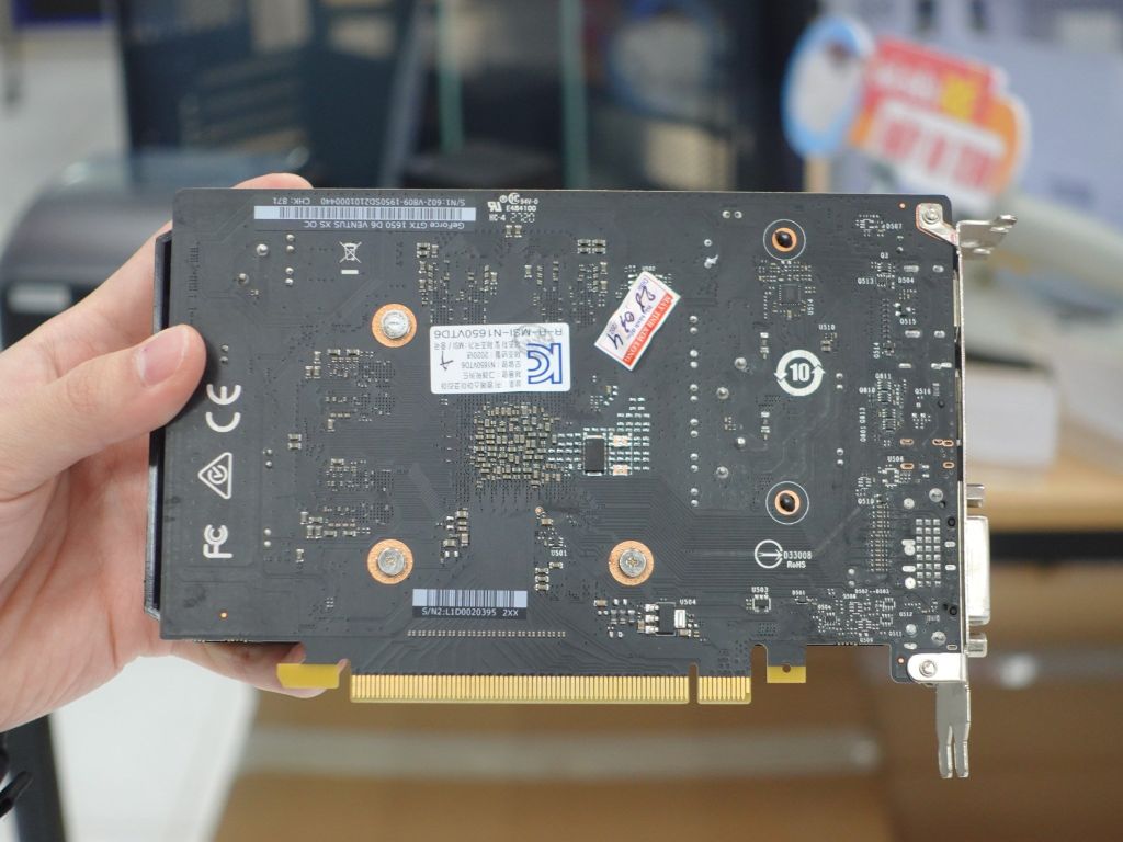 Card màn hình MSI GeForce GTX 1650 D6 Ventus XS OC (Like new - BH 1 tháng)