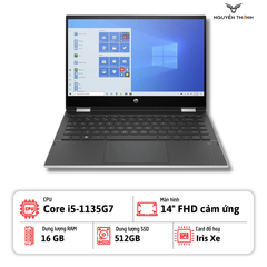 Laptop HP Pavilion X360 (i5-1135G7/ Ram 16GB/SSD 512Gb/14