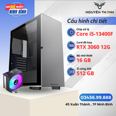 Máy tính Gaming - Đồ hoạ i5 13400F | RAM 16GB | VGA RTX 3060 12GB | SSD 512GB