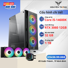 Máy tính - PC i5 14600K | VGA 3060 12G | RAM 32GB | SSD 1TB