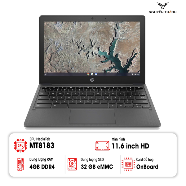 Laptop HP Chromebook 11a 11a-na0010nr( MediaTek MT8183 / Ram 4GB/ SSD 32GB/ 11.6
