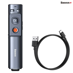 Bút Laser trình chiếu Baseus Orange Dot Wireless Presenter (Pin Sạc)