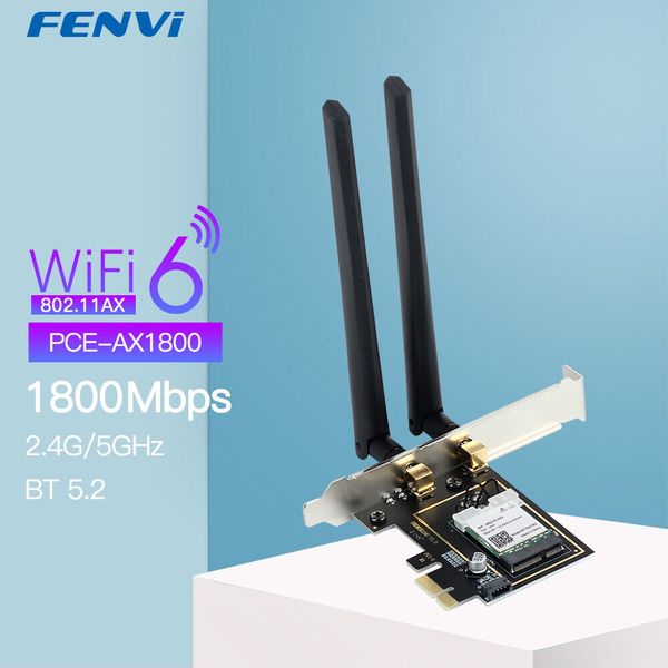 Card mạng không dây Fenvi AX1800 Pcie wifi 6 1800M Bluetooth 5.2