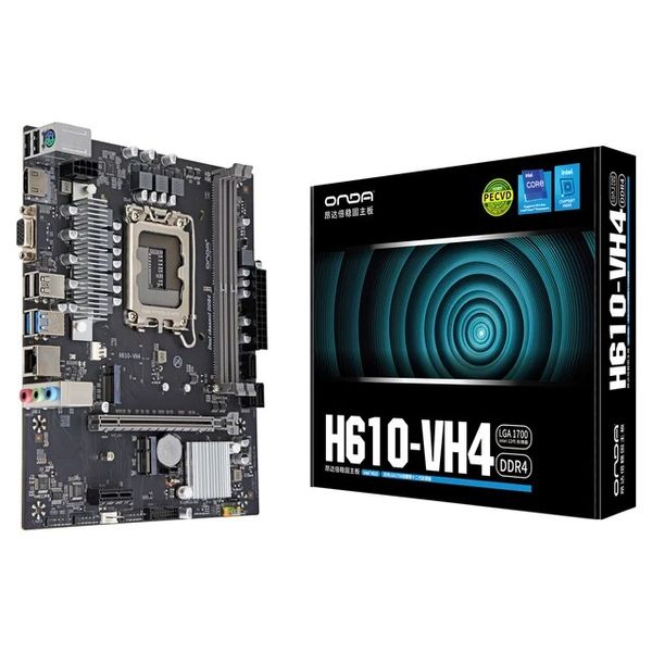 Mainboard ONDA H610-VH4 (H610-VH4/ LGA 1700/ DDR4) - Mainboard h610 rẻ nhất