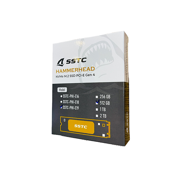 SSD SSTC HAMMERHEAD NVMe M.2 E19-512GB Gen 4 x 4