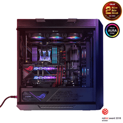 Vỏ Case Asus ROG Strix Helios GX601 Tempered Glass Gaming (Mid Tower/Màu Đen/Led RGB)