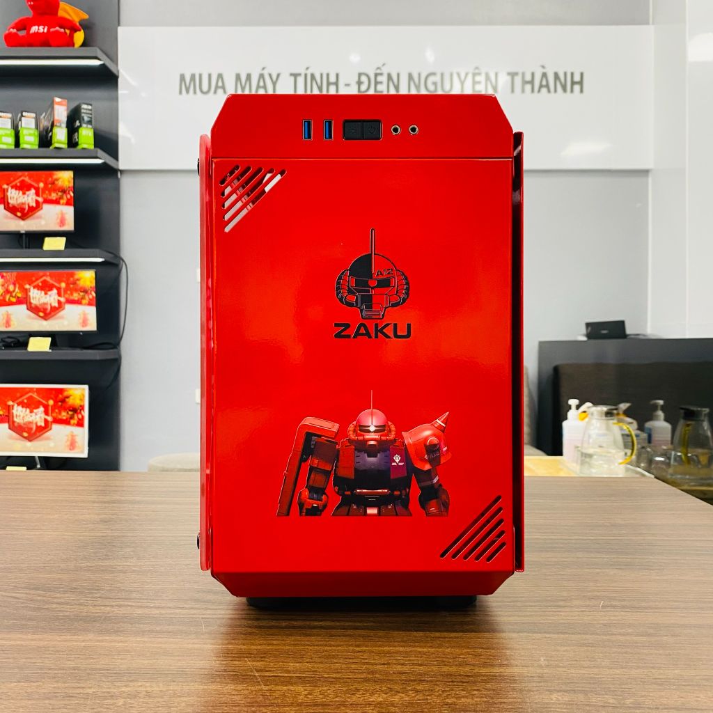 Vỏ case XIGMATEK X3 ZAKU- PREMIUM GAMING M-ATX ĐỎ