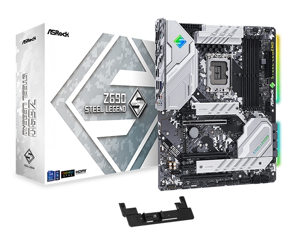 Mainboard ASROCK Z690 STEEL LEGEND (Intel Z690, Socket 1700, ATX, 4 khe Ram DDR4)