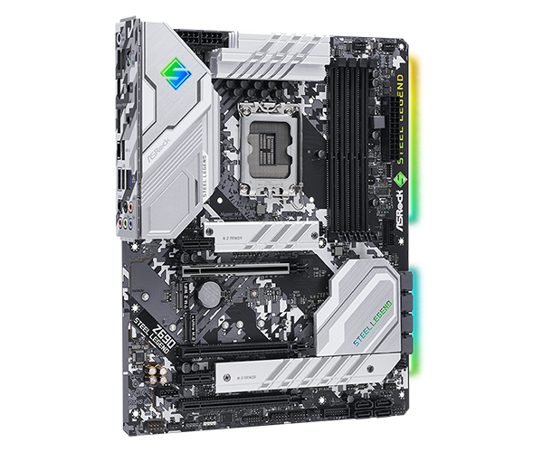 Mainboard ASROCK Z690 STEEL LEGEND (Intel Z690, Socket 1700, ATX, 4 khe Ram DDR4)