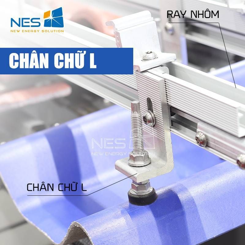 Chân chữ L-Phụ kiện lắp đặt pin mặt trời