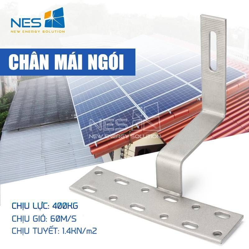 Chân mái ngói-Phụ kiện lắp đặt pin mặt trời