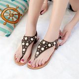 SANDAL BỆT XỎ NGÓN ĐÍNH NGỌC D009E