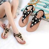 SANDAL BỆT XỎ NGÓN ĐÍNH NGỌC D009E