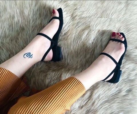 SANDAL 2 QUAI MẢNH DA LỘN D0017ER