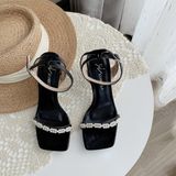 SANDAL QUAI NGỌC GÓT MẢNH D0020ER