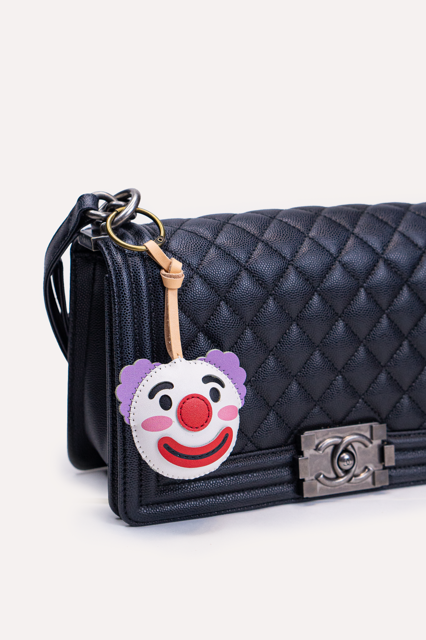 Leather Charm - Emoji