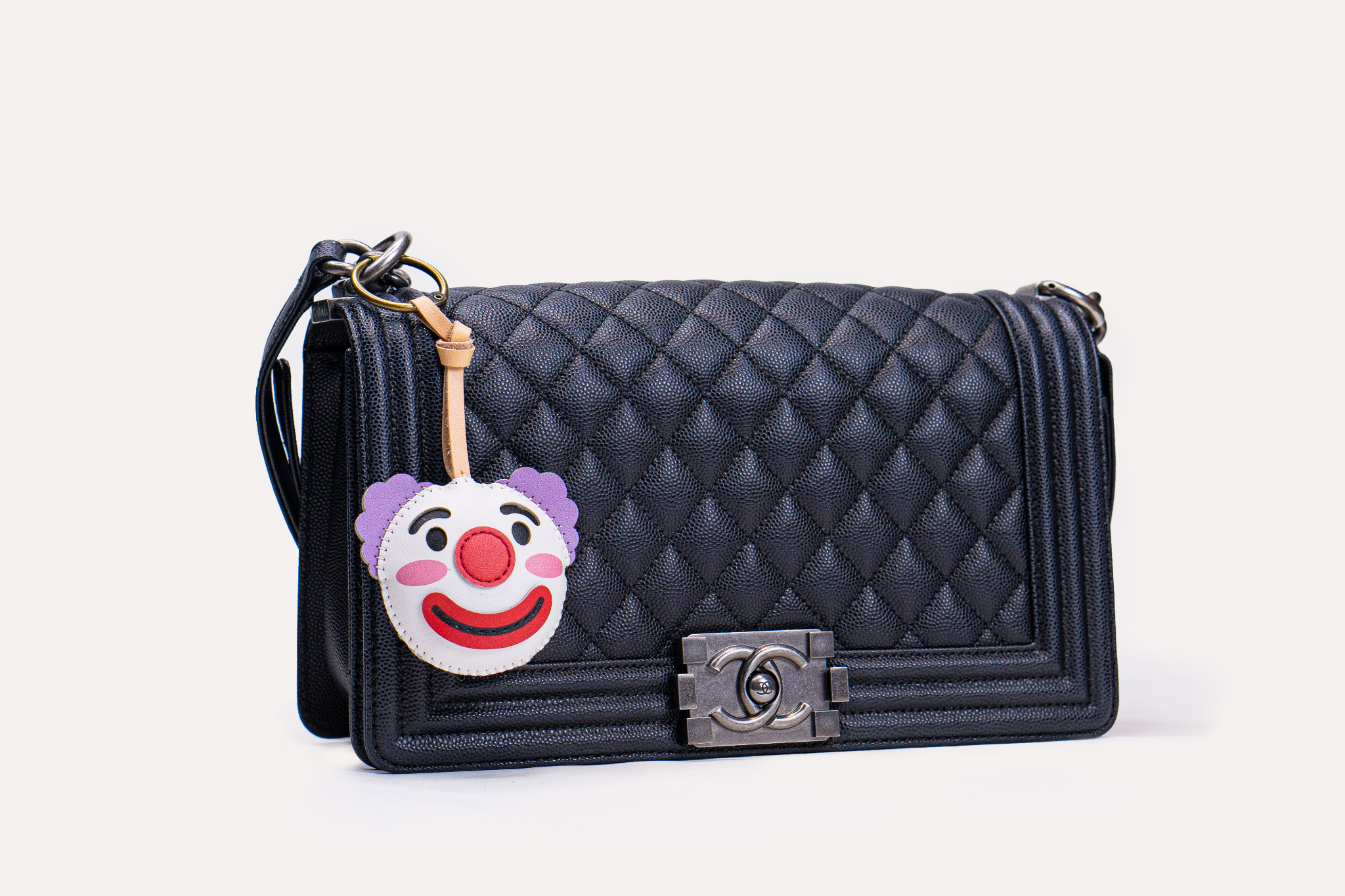 Leather Charm - Emoji
