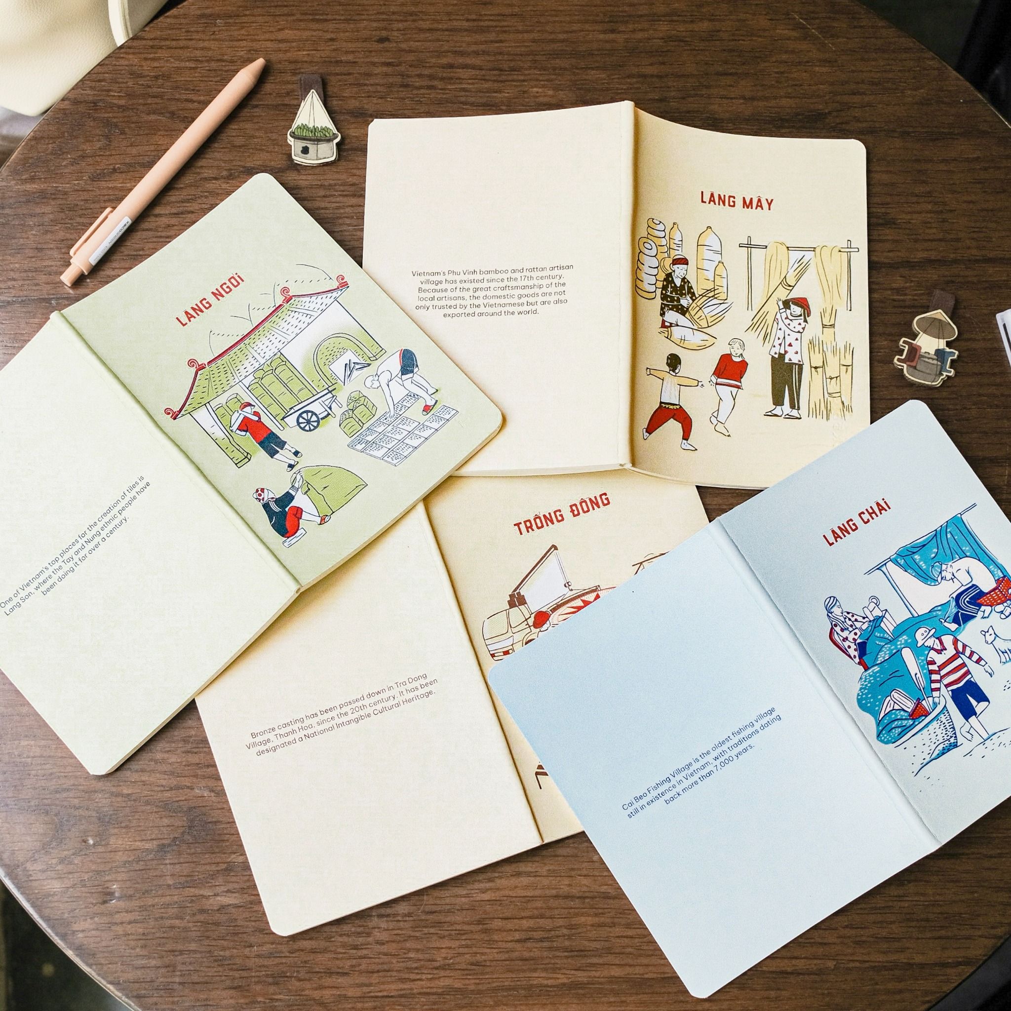 Printed Leather Notebook - Trống Đồng Đông Sơn