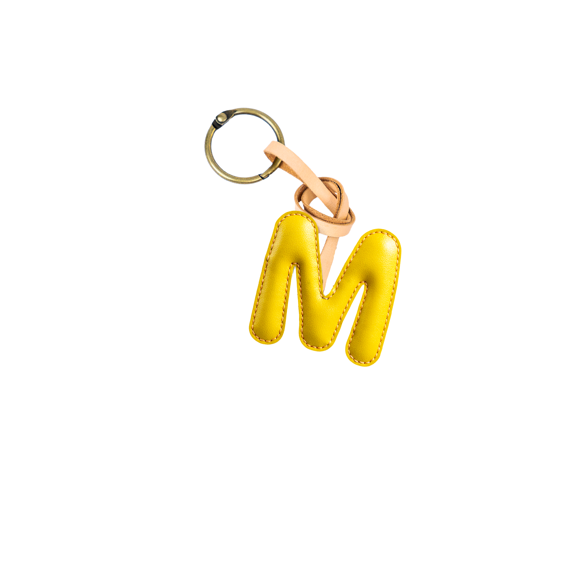 Móc Khóa Da Chủ Đề Bảng Chữ Cái