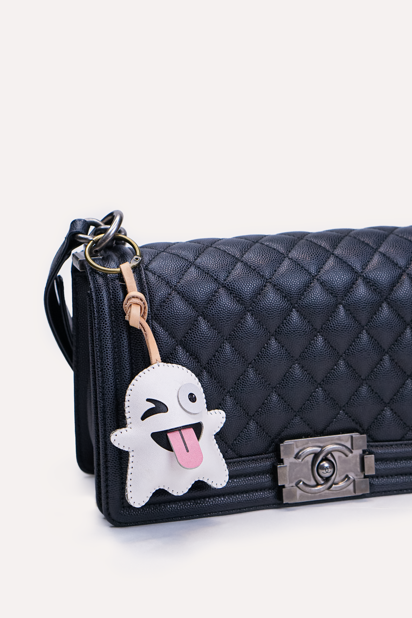 Leather Charm - Emoji