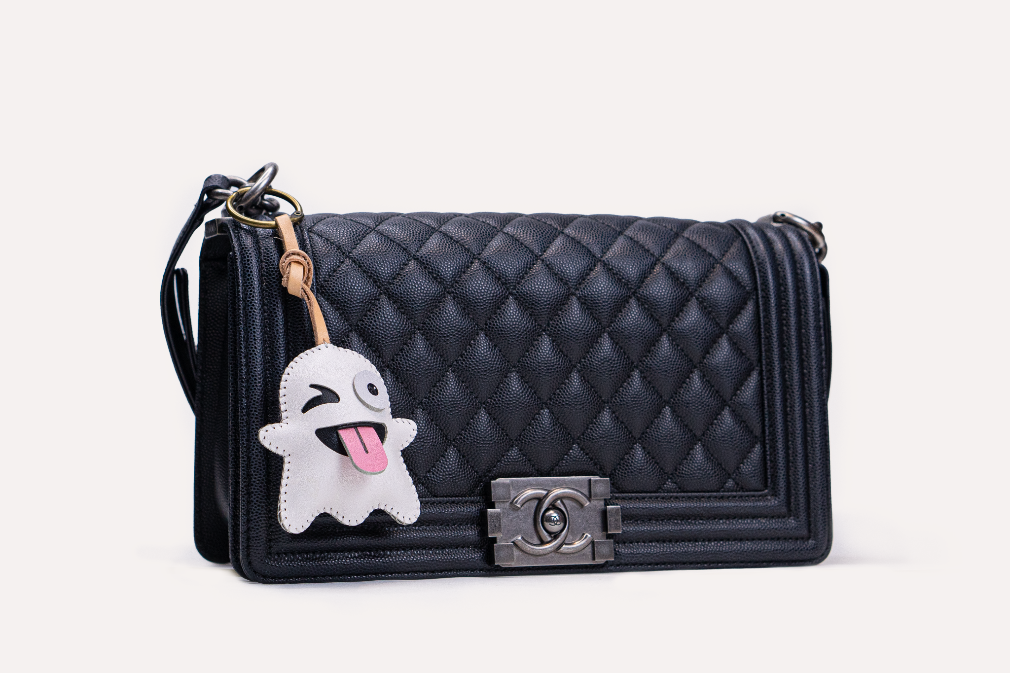 Leather Charm - Emoji