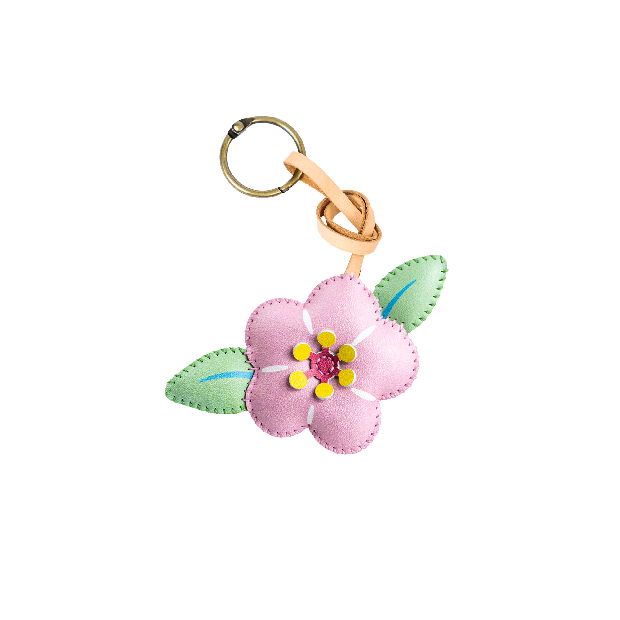 Leather Charm - Hoa
