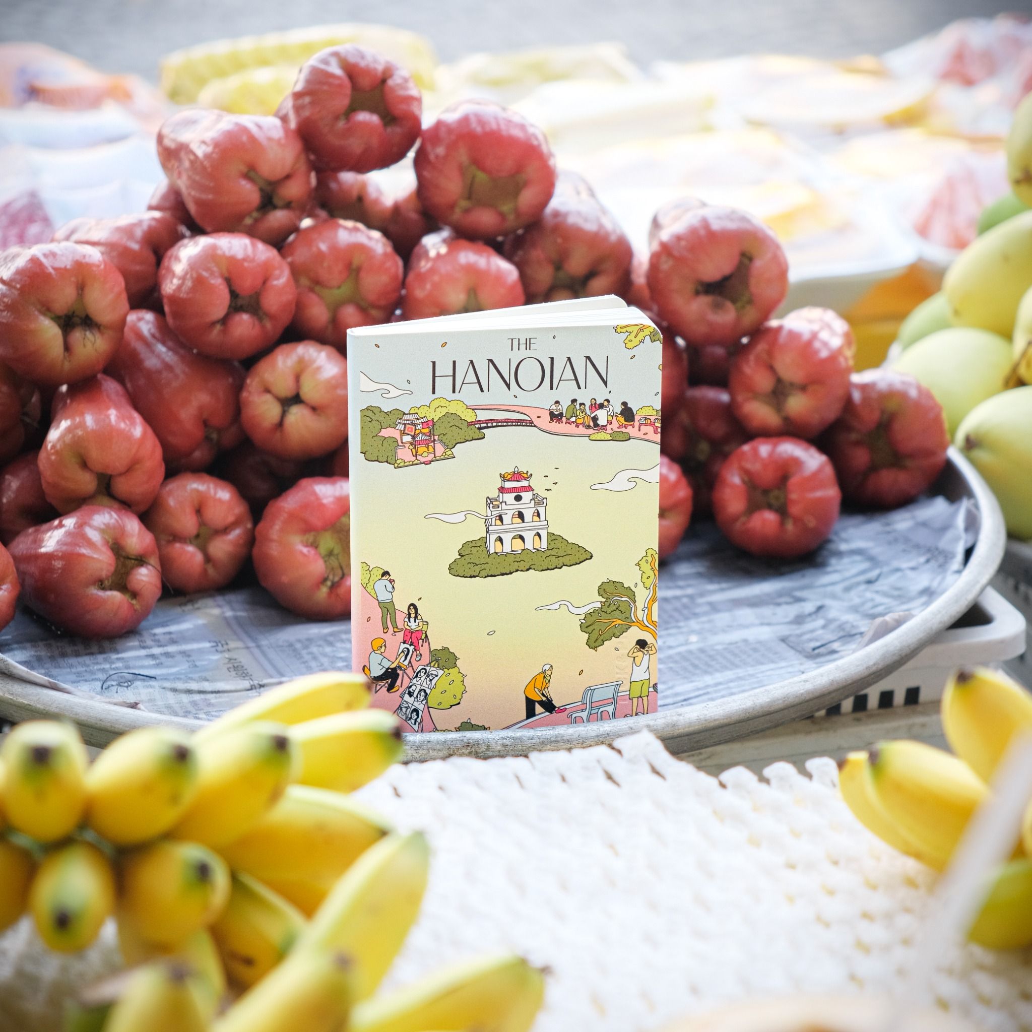 Printed Leather Notebook - Hanoi Hồ Gươm