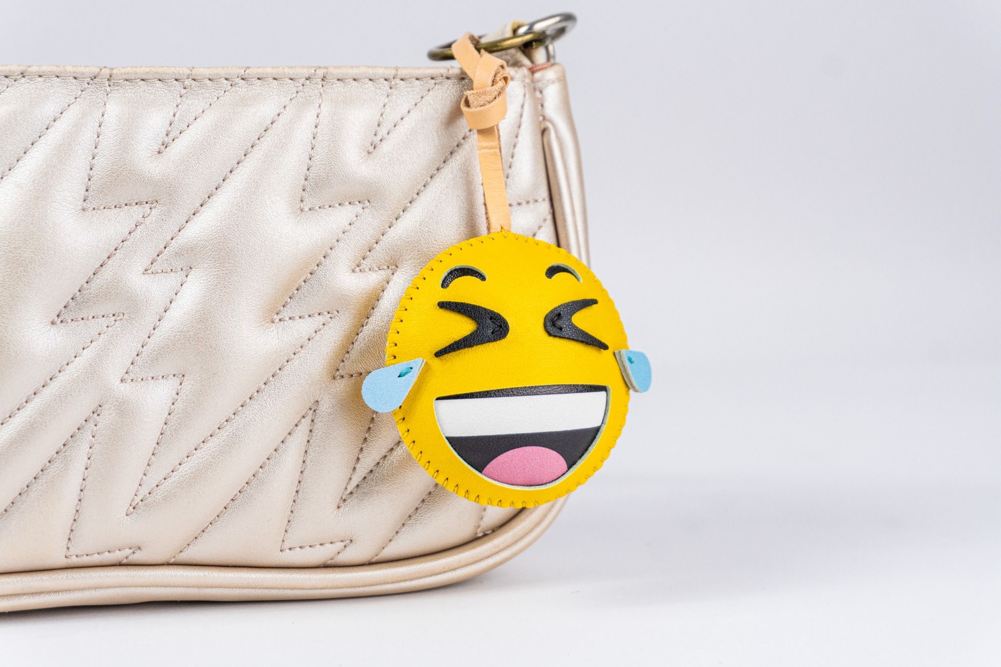 Leather Charm - Emoji