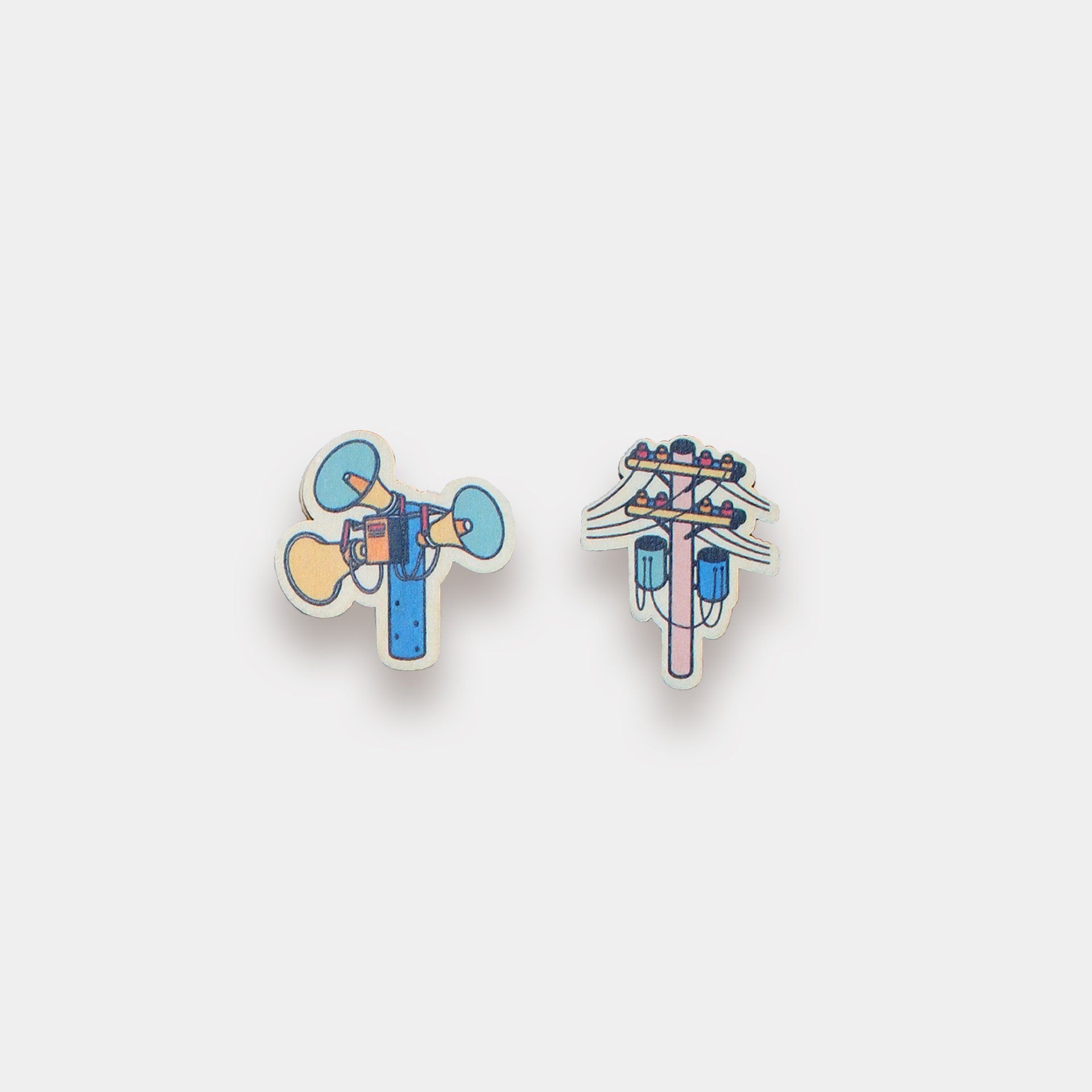 Wooden Pin - Loa Phường, Cột Điện