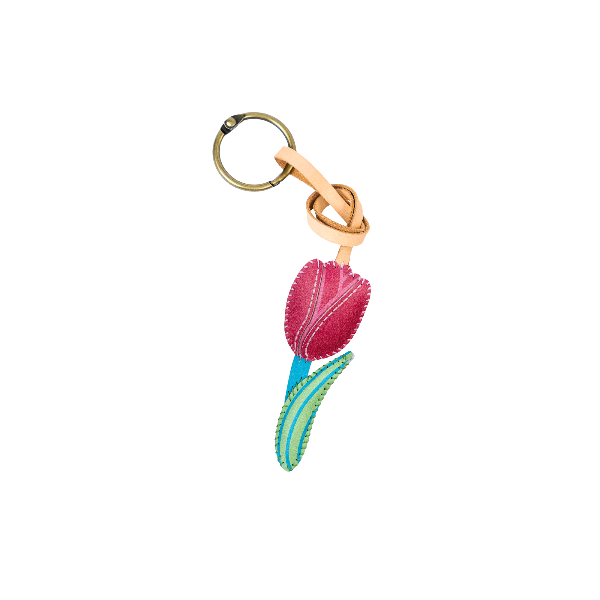 Leather Charm - Hoa