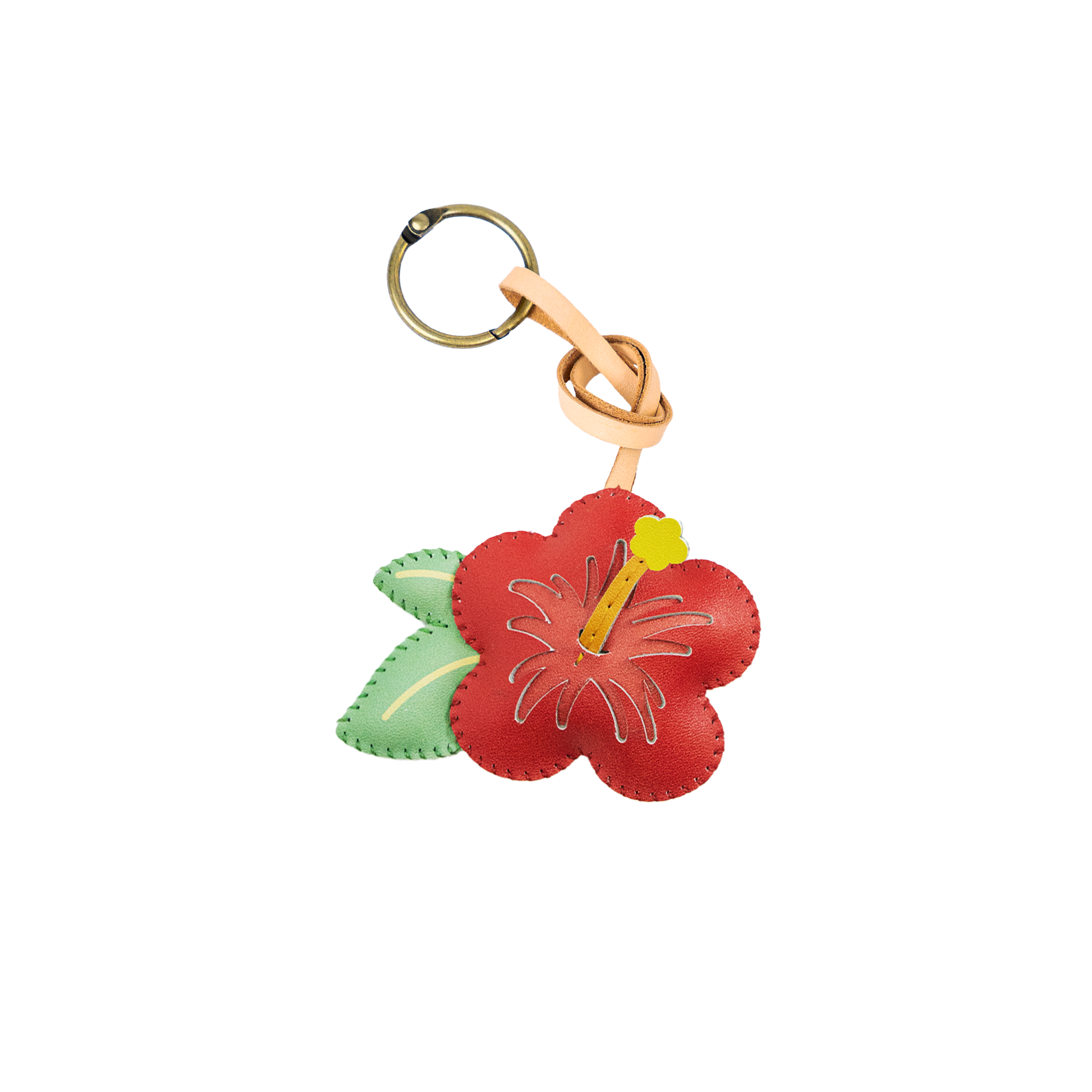 Leather Charm - Hoa
