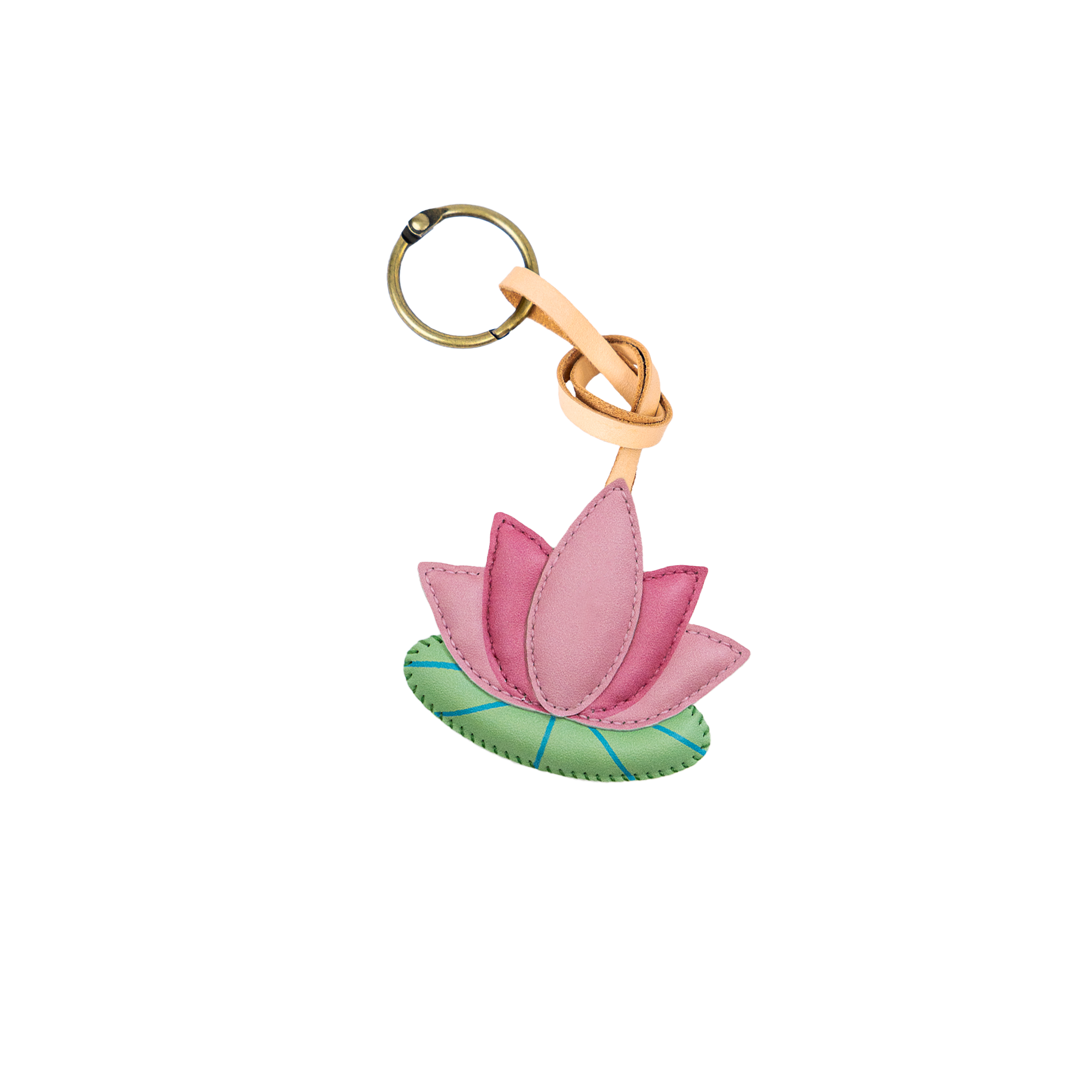 Leather Charm - Hoa
