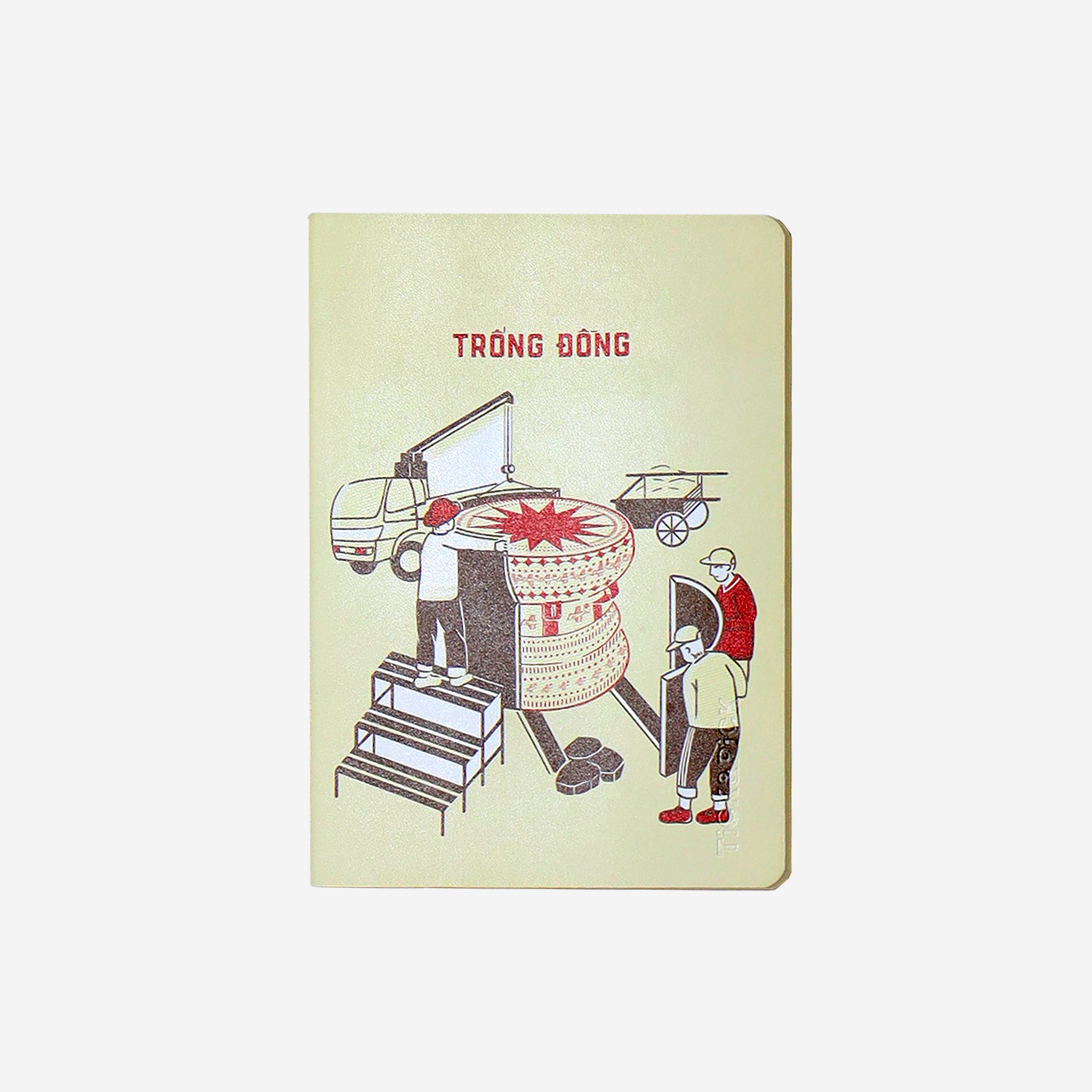 Printed Leather Notebook - Trống Đồng Đông Sơn