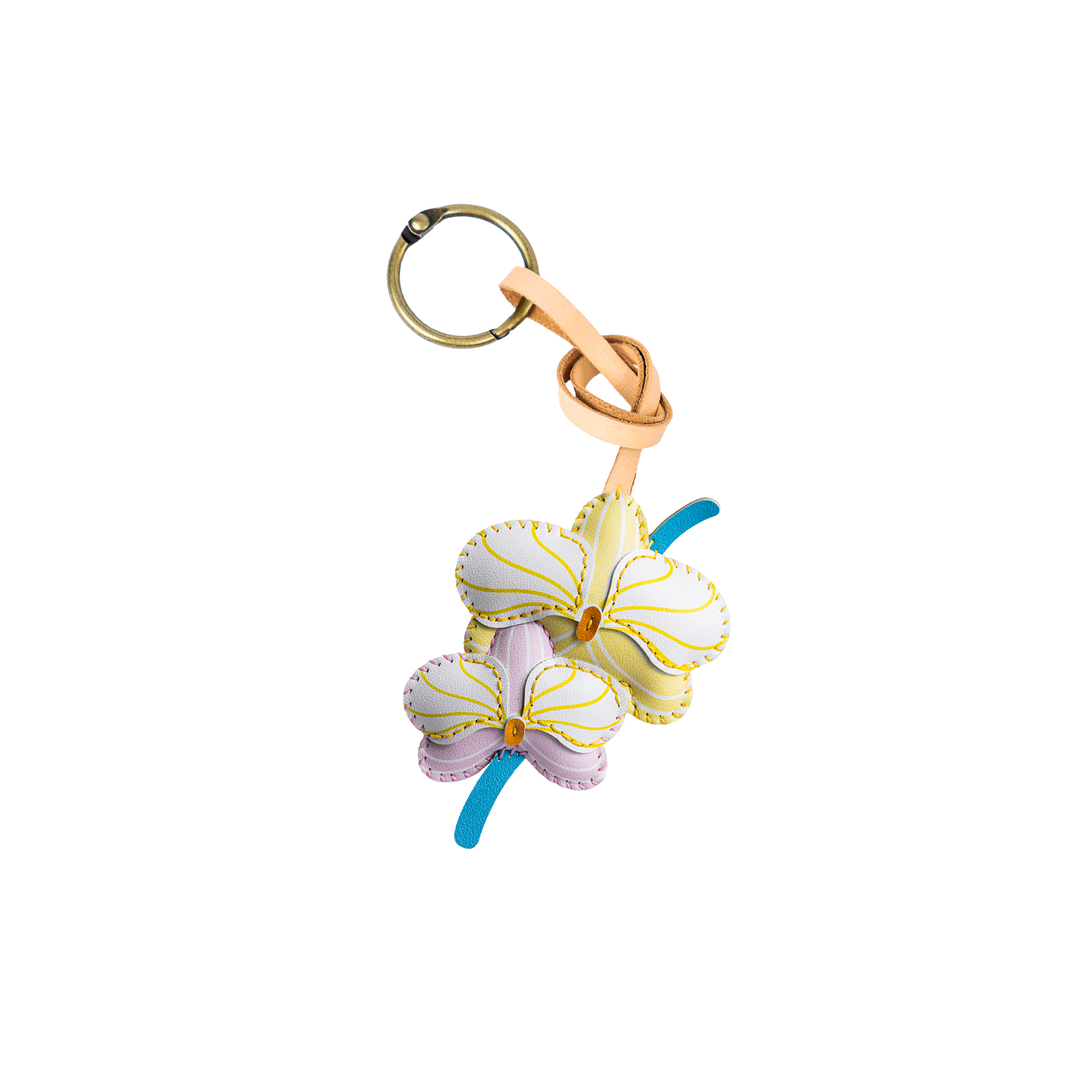 Leather Charm - Hoa