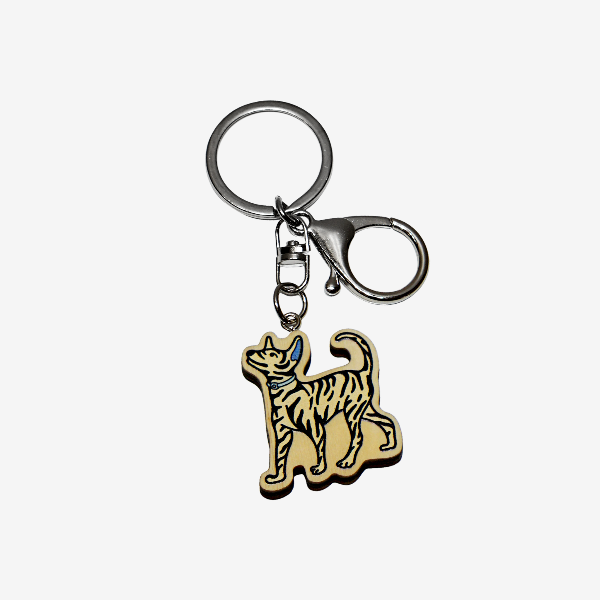 Wooden Keychain - Chú chó