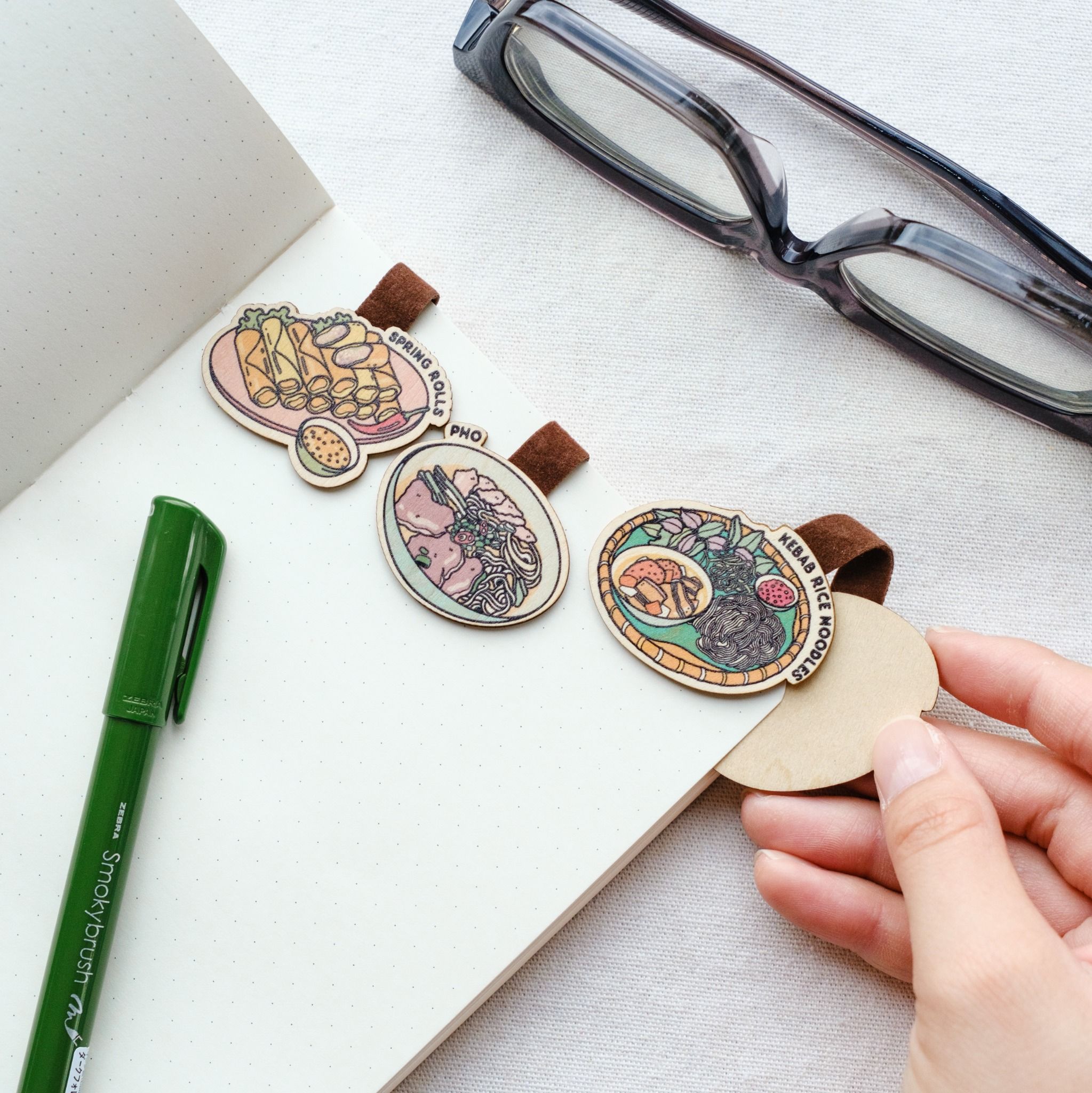 Wooden Bookmark - Món ăn Việt