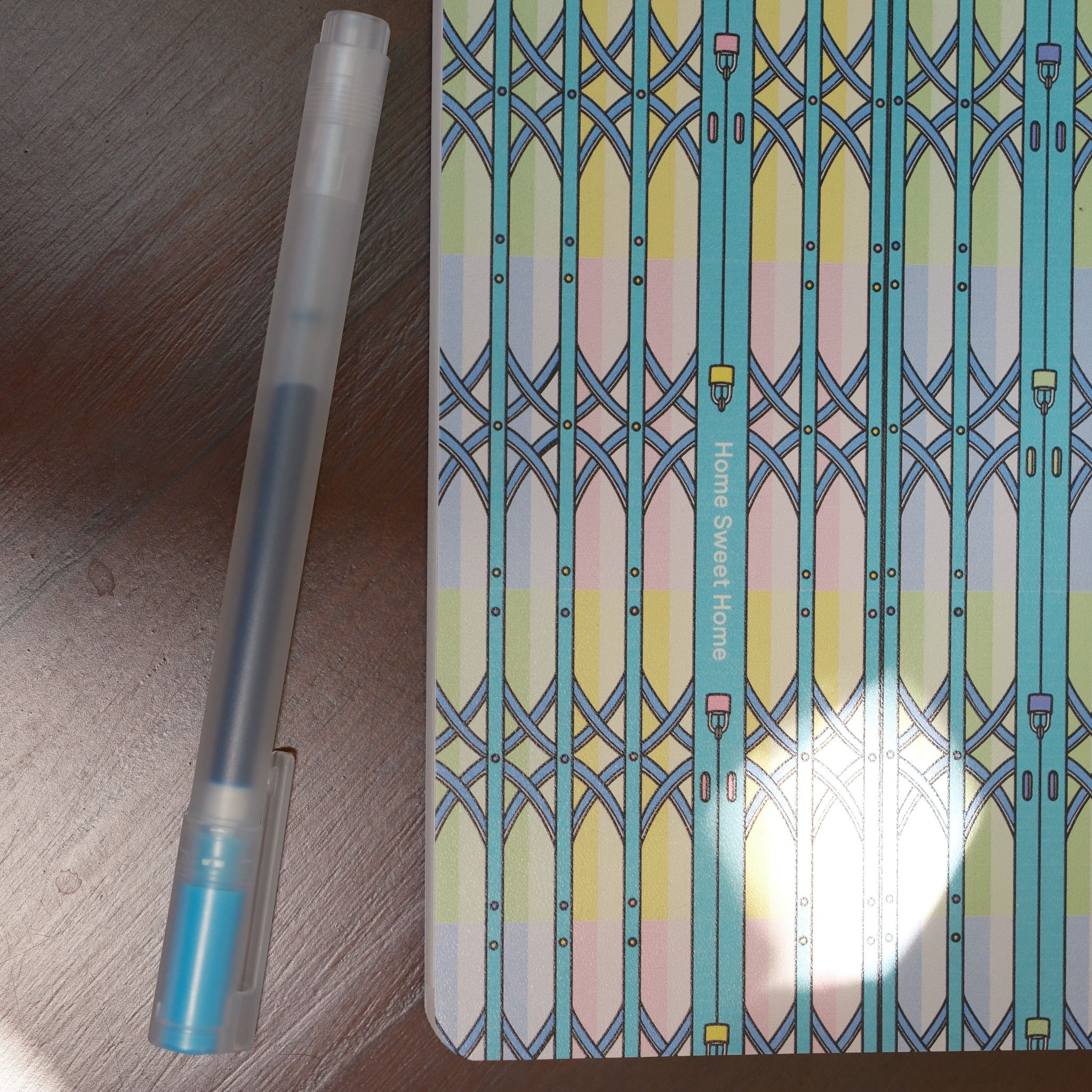 Printed Leather Notebook - Cửa sắt