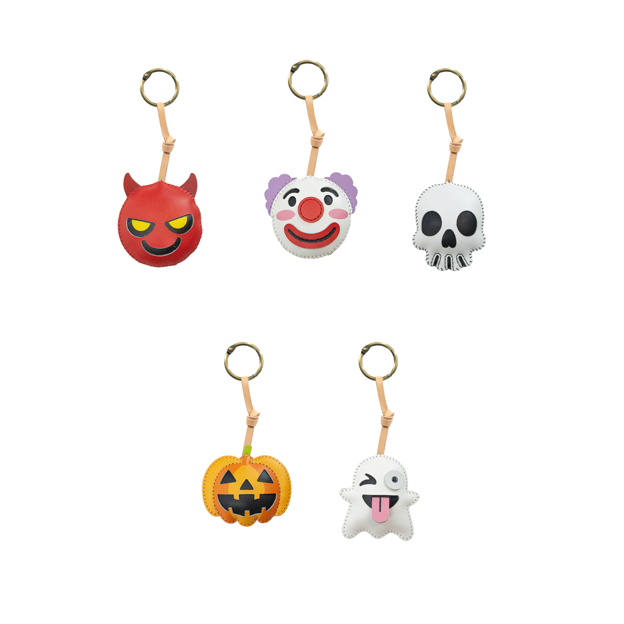 Leather Charm - Emoji