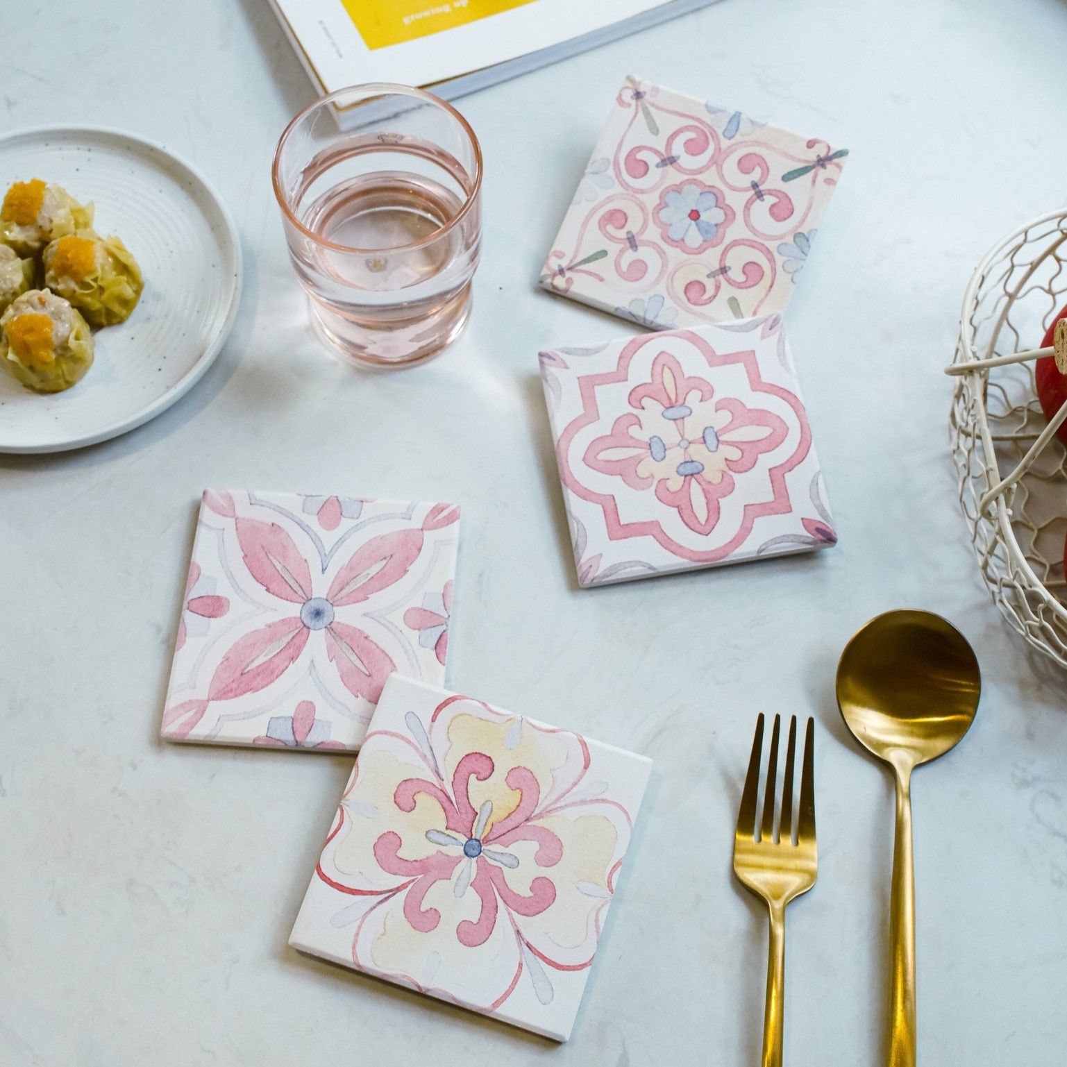 Ceramic Coaster - Indochine tiles