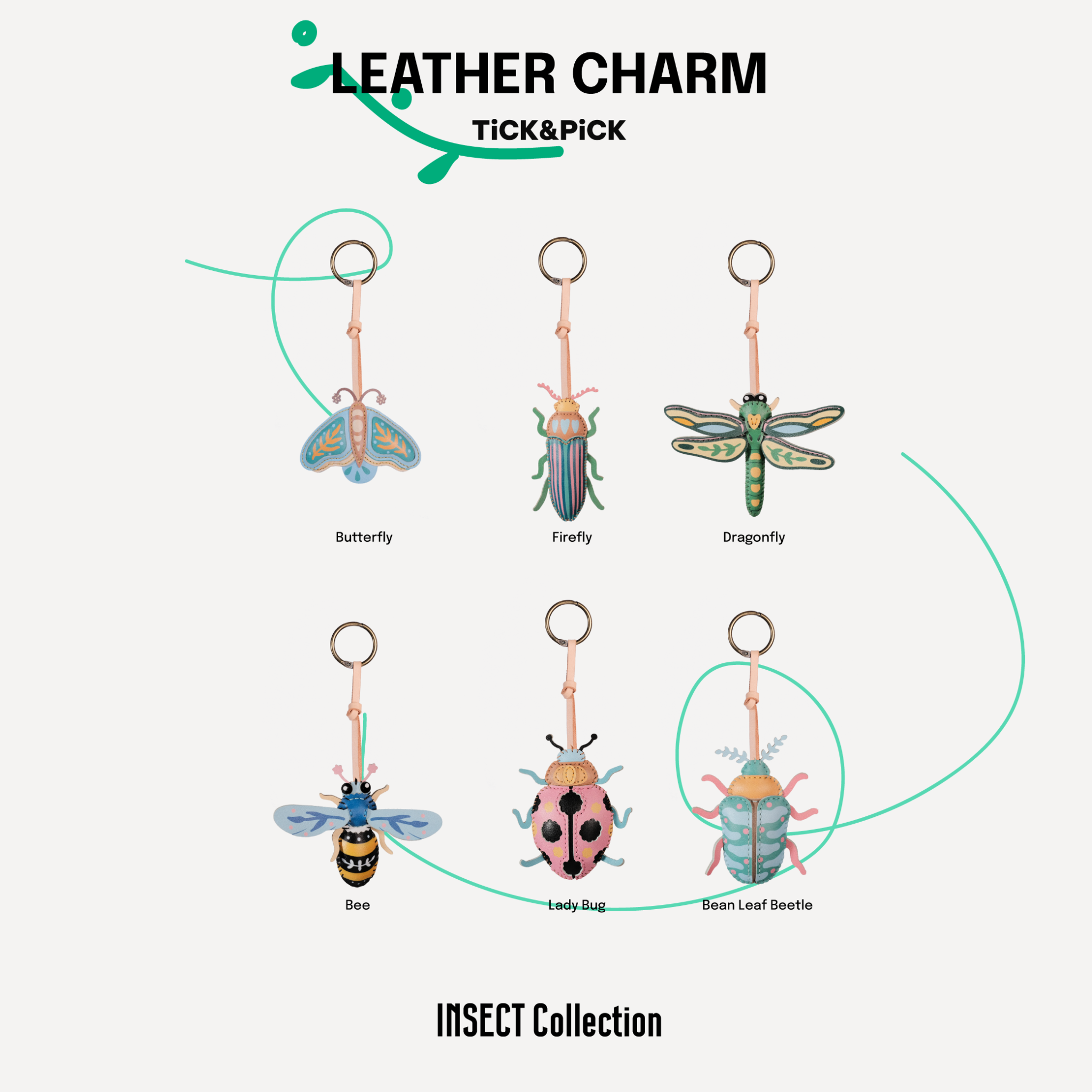 Leather Charm - Côn Trùng