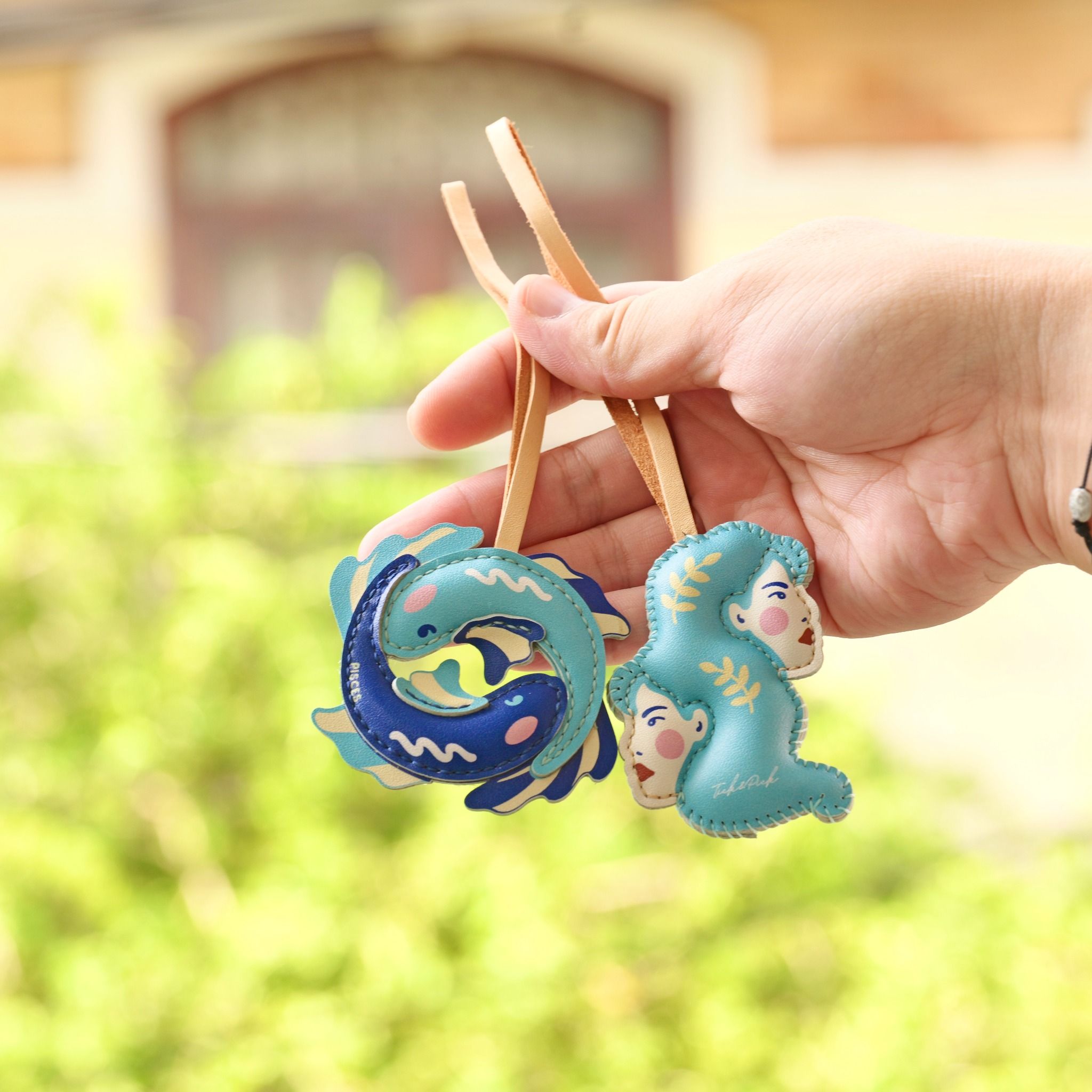 Leather Charm - Zodiac Signs 1