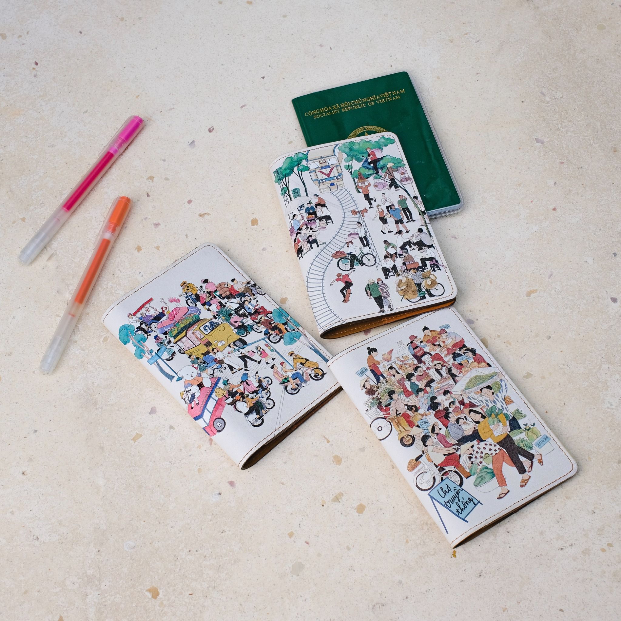 Leather Passport Holder - Chợ truyền thống