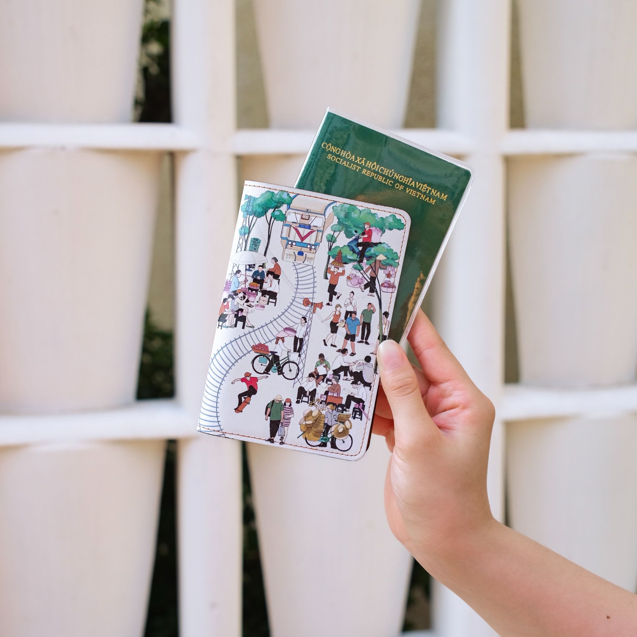 Leather Passport Holder - Đường phố Việt Nam