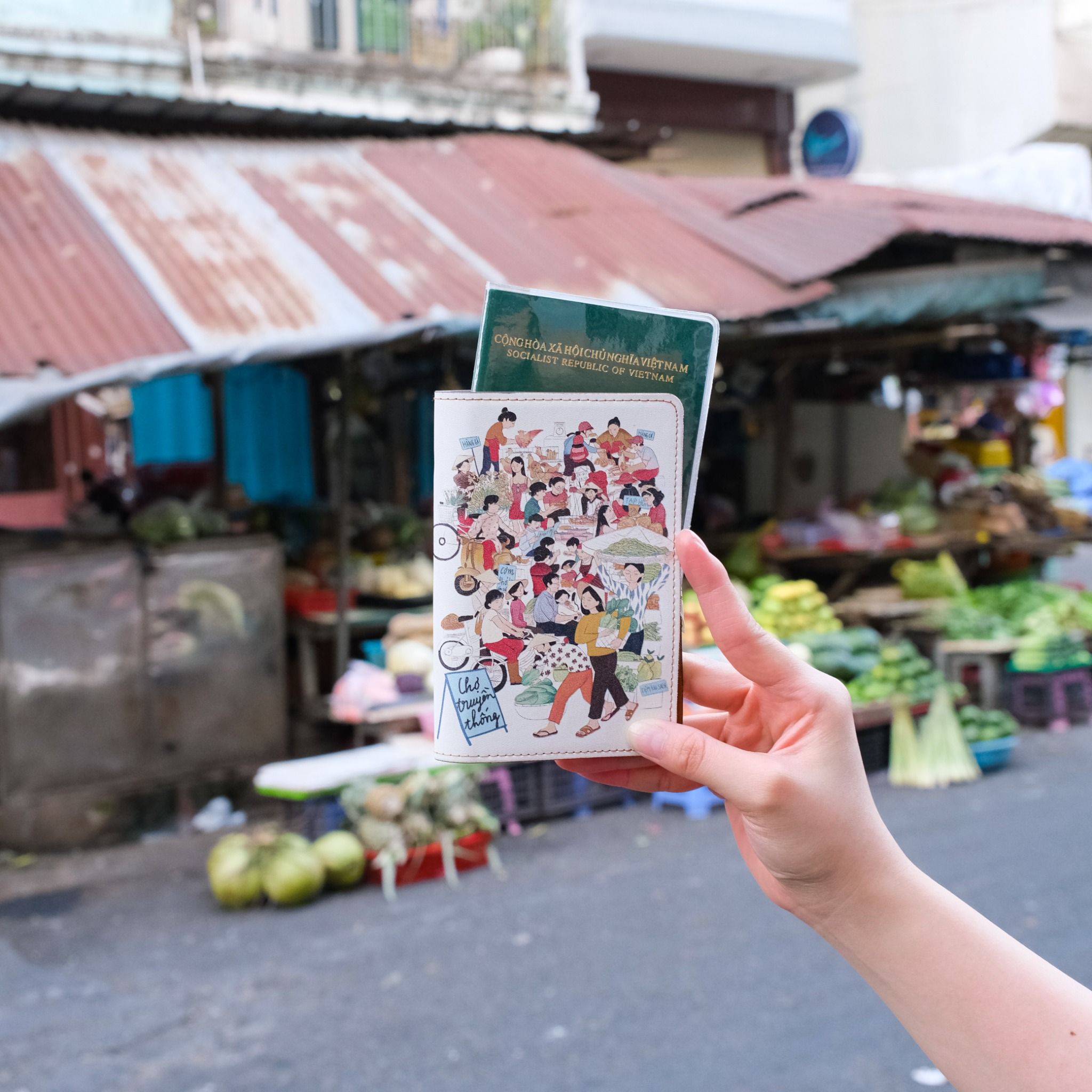 Leather Passport Holder - Chợ truyền thống