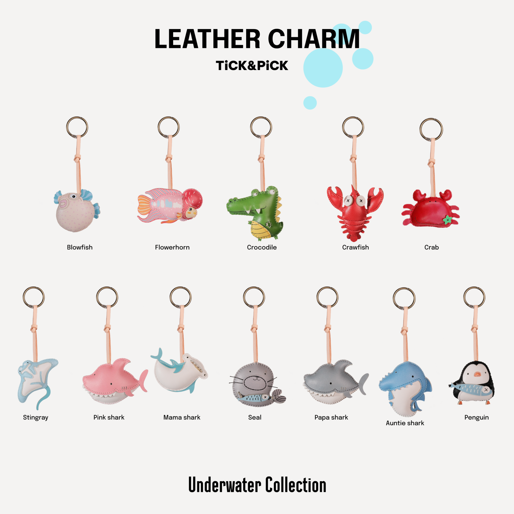 Leather Charm - Động vật dưới nước