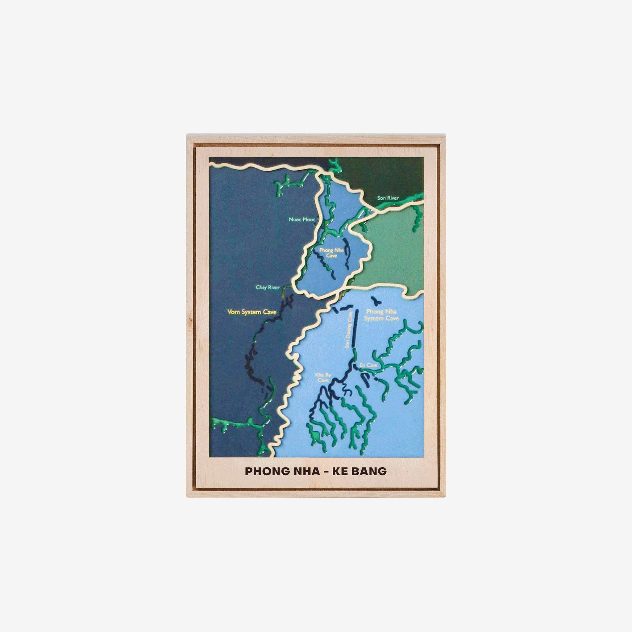 Wooden City Map Việt Nam - Phong Nha Kẽ Bàng