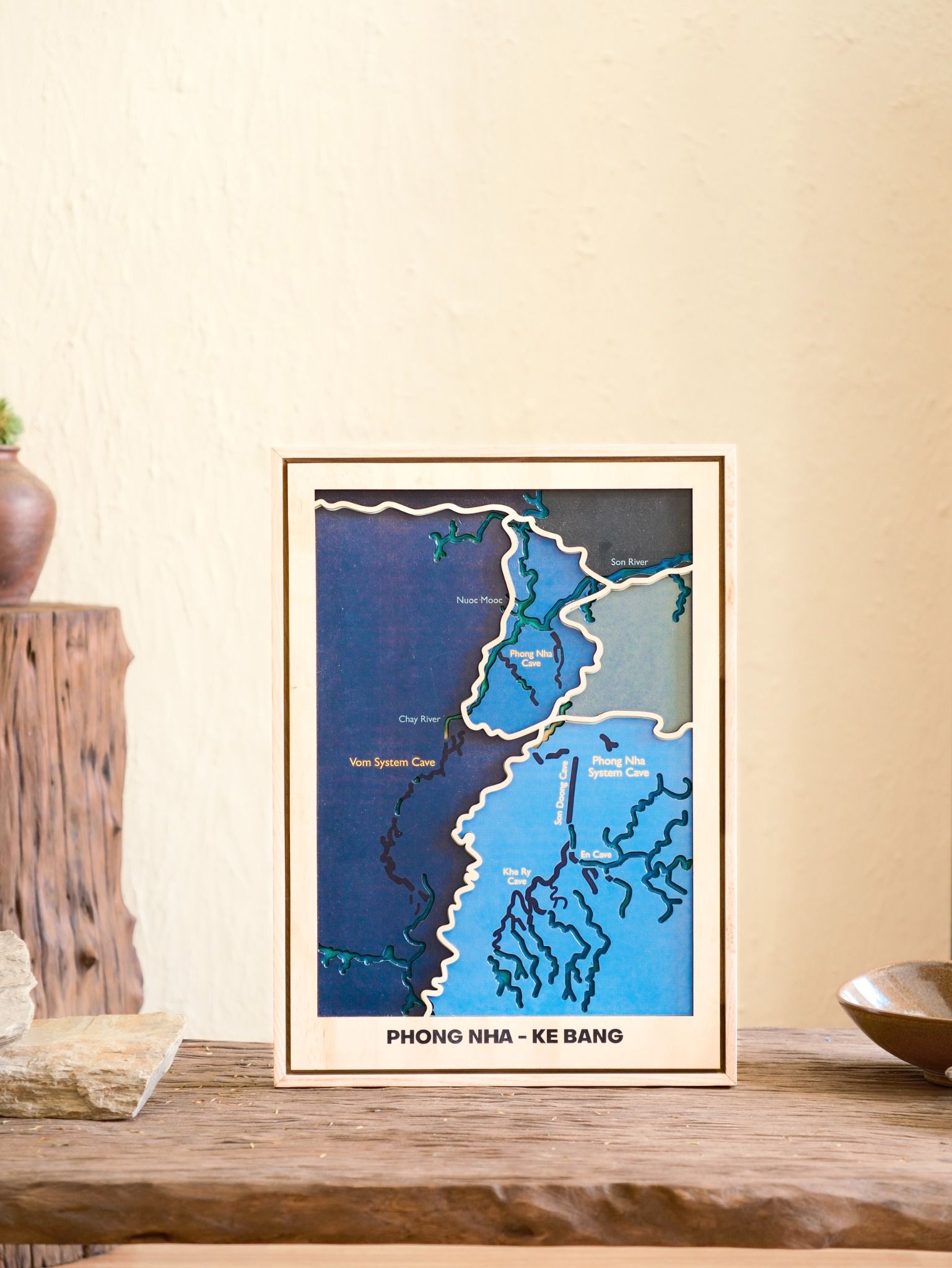 Wooden City Map Việt Nam - Phong Nha Kẽ Bàng