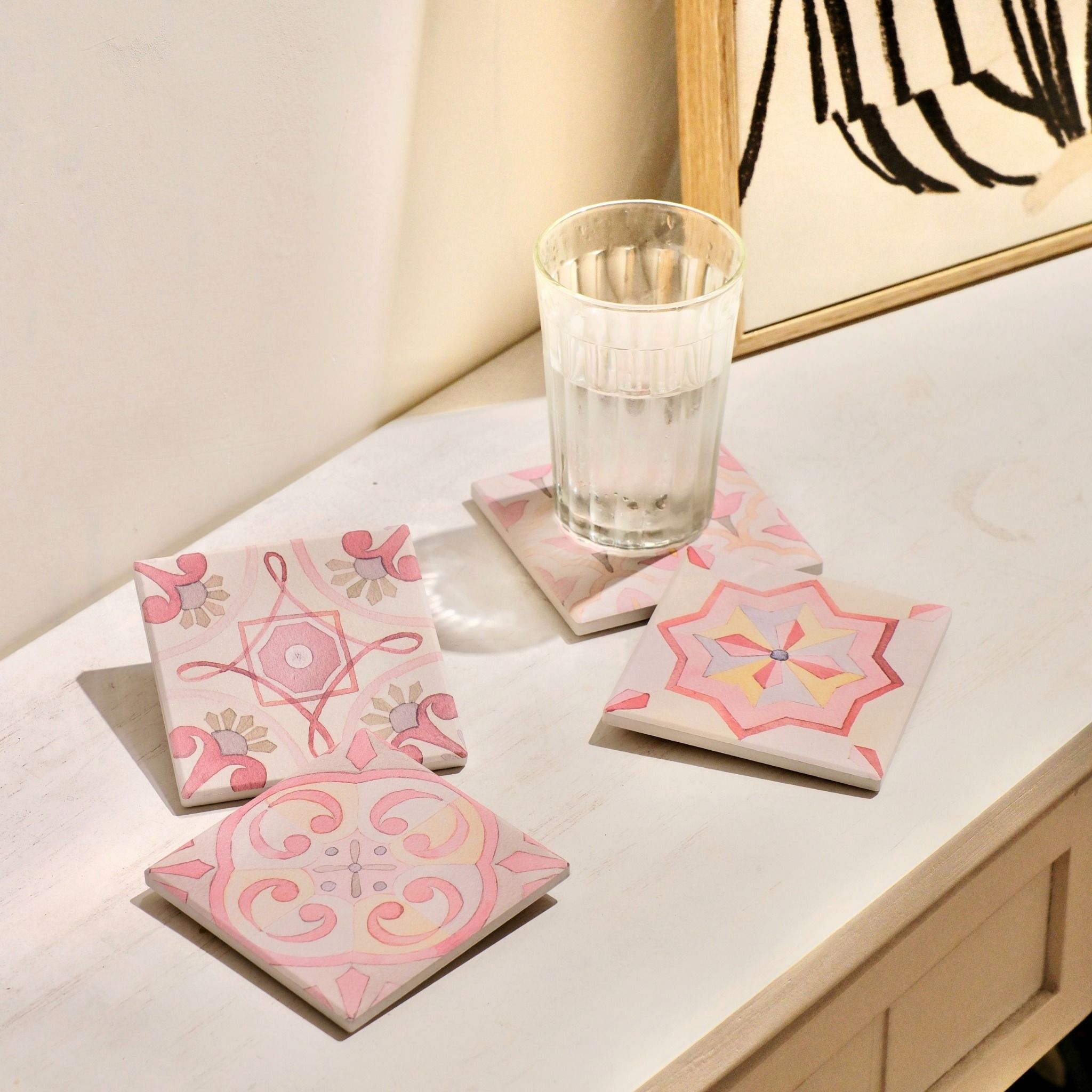 Ceramic Coaster - Indochine tiles